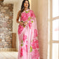 Ready To Wear Soft Georgette Saree – Floral Elegance