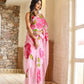 Ready To Wear Soft Georgette Saree – Floral Elegance