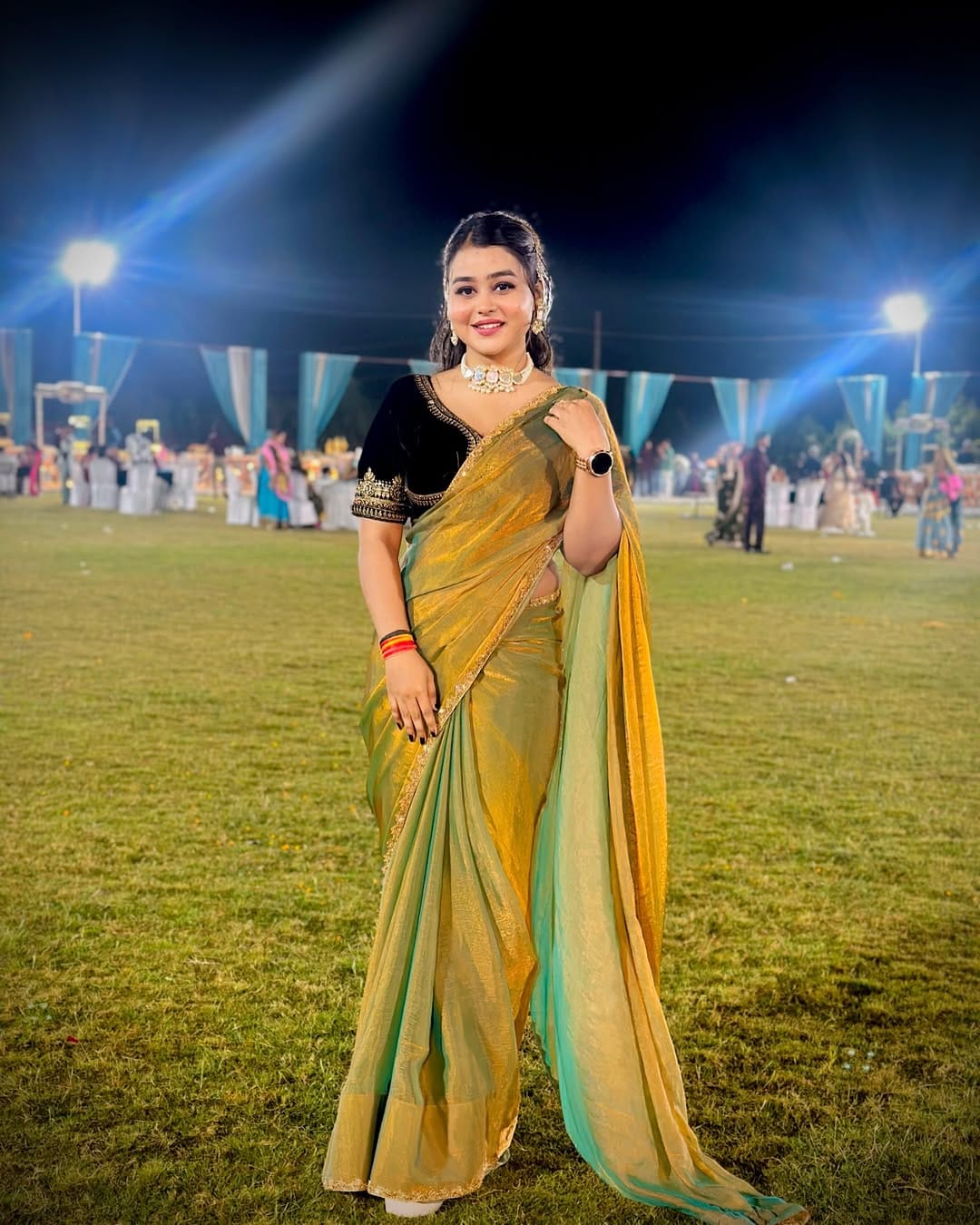 Two-Tone Soft Fendy Silk Saree
