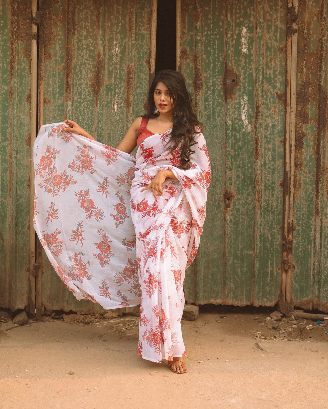 Ready to Wear - Soft Georgette Silk Saree