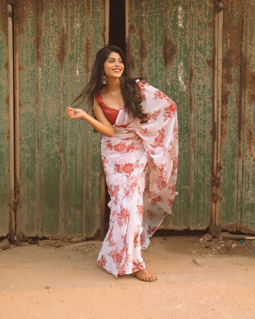 Ready to Wear - Soft Georgette Silk Saree
