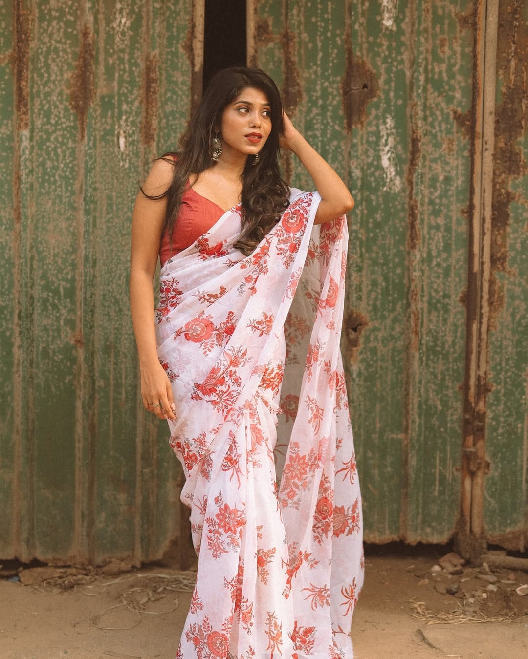 Ready to Wear - Soft Georgette Silk Saree