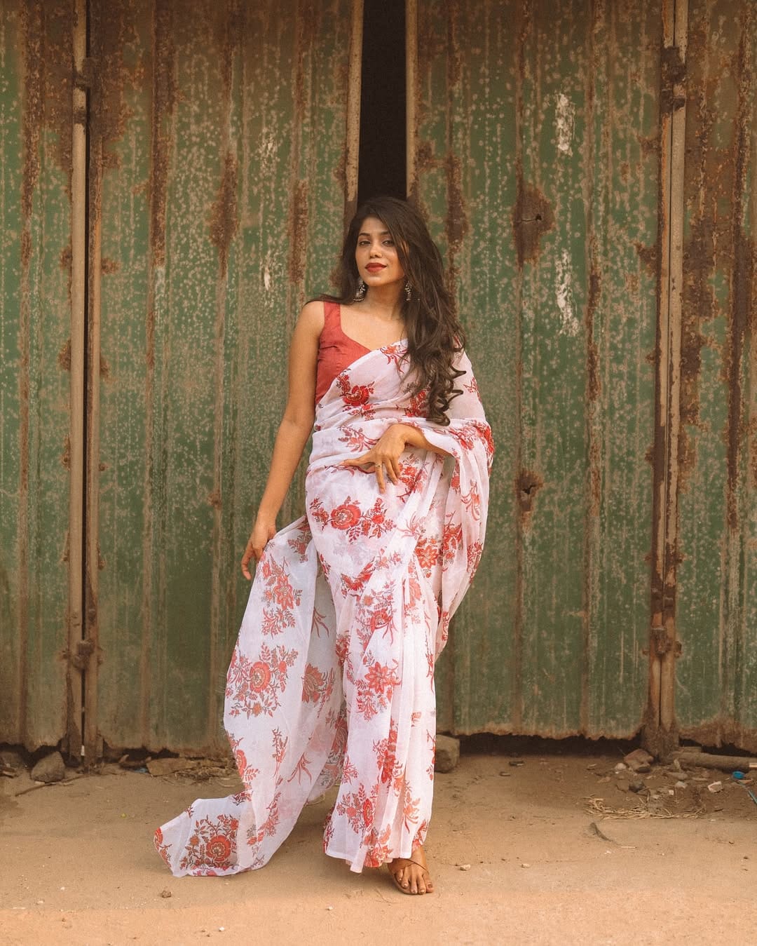 Ready to Wear - Soft Georgette Silk Saree