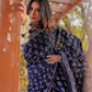 Ready to Wear - Pure Soft Linen Black Silk Saree