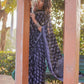 Ready to Wear - Pure Soft Linen Black Silk Saree